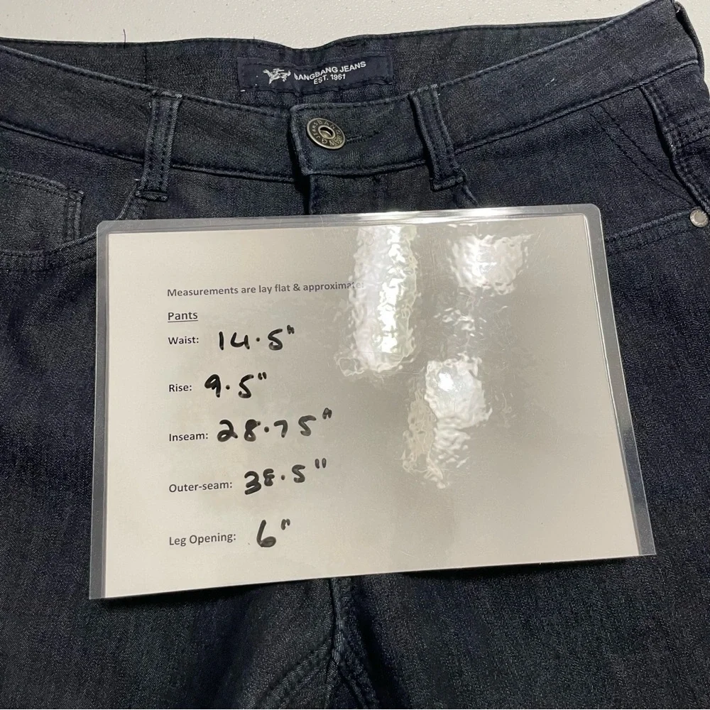 BangBang Jeans Men’s Straight Leg Dark Wash Denim Size 30